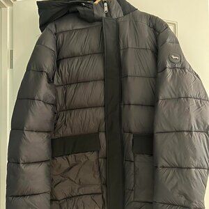 Black puffer jacket from Harmont & Blaine